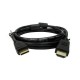KABEL HDMI  1,5m  V1.4,  czarny, złocone końcówki