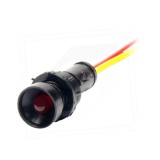 KONTROLKA LED  5mm, 12-24VDC,  czerwona