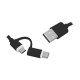 KABEL USB wtyk A /  USB A MICRO + USB typ-C   1,0m