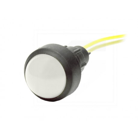 KONTROLKA LED 20mm 12-24V  biała