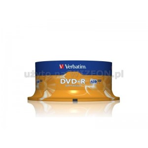 DVD-R 4,7 GB VERBATIM CAKE 25