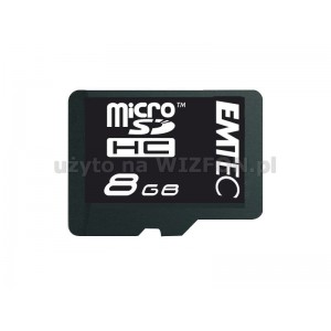 KARTA PAMIECI MicroSD 8 GB EMTEC + adapter SD