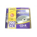 MEMOREX CD R 700MB X48 JEWEL