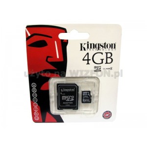 KARTA PAMIECI MicroSD 4 GB KINGSTON